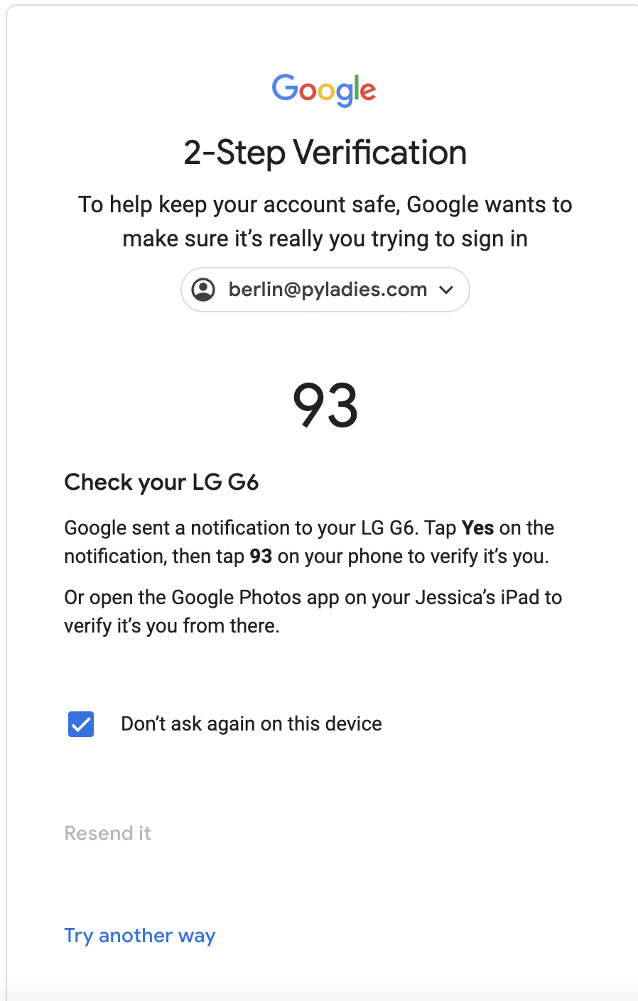 2fa workflow step 1