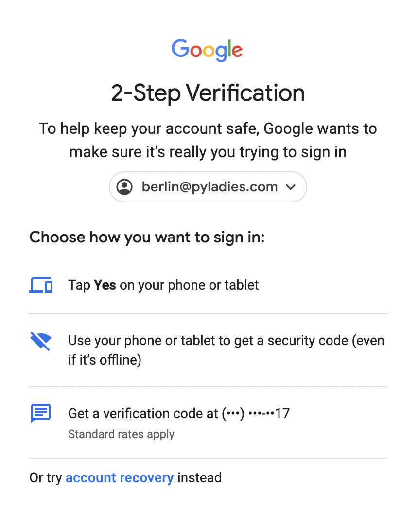 2fa workflow step 2