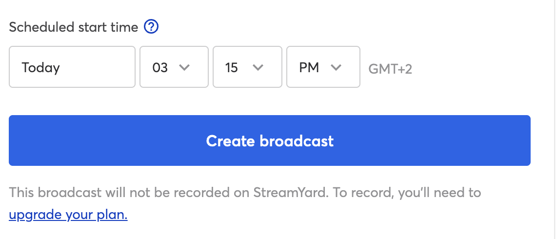 create broadcast step3b